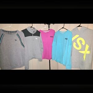 5 Victoria Secret PINK Long Sleeve